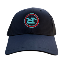 Load image into Gallery viewer, Teal Stitched R Logo Hat

