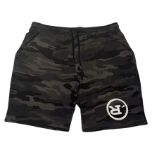Load image into Gallery viewer, Black Camo Shorts - RÓYÀL4L
