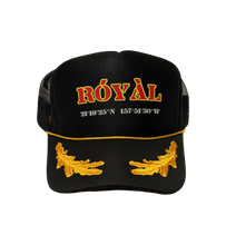 Load image into Gallery viewer, Royal Coordinates Gold Leaf Hat
