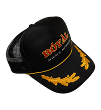 Load image into Gallery viewer, Royal Coordinates Gold Leaf Hat
