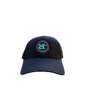 Load image into Gallery viewer, Teal Stitched R Logo Hat
